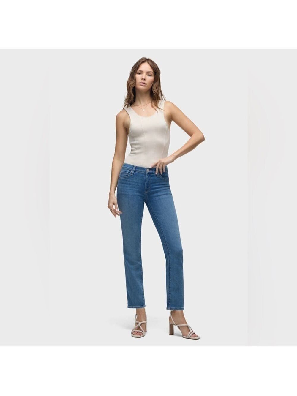 Hudson Jeans Nico Elemental Nico Mid-Rise Straight Ankle Size 28 - Picture 2 of 13